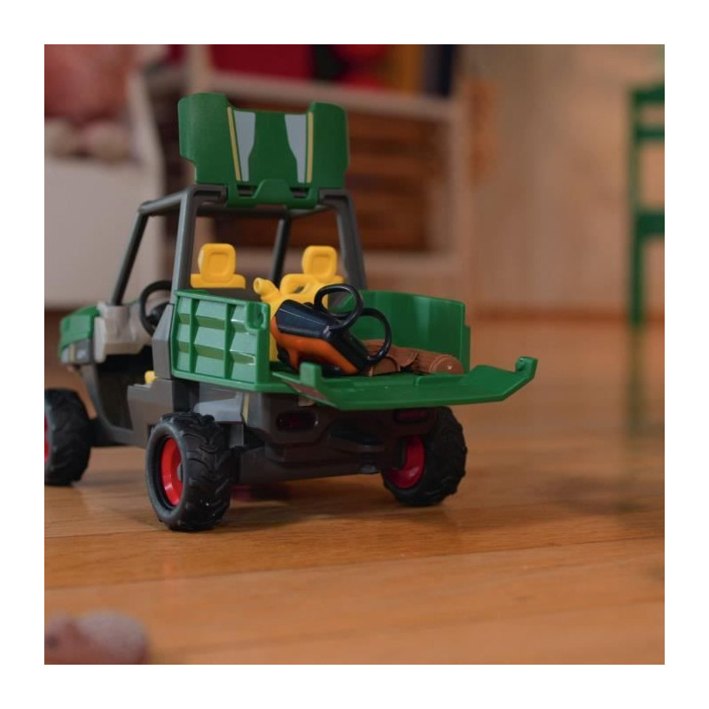 Forest ranger with vehicle, Schleich 42659 Farm World playset for chil