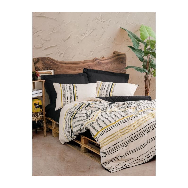 Bedding set - 1 duvet cover 220 x 240 cm + 2 pillowcases 60 x 60 cm -