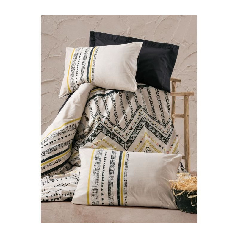 Bedding set - 1 duvet cover 220 x 240 cm + 2 pillowcases 60 x 60 cm -