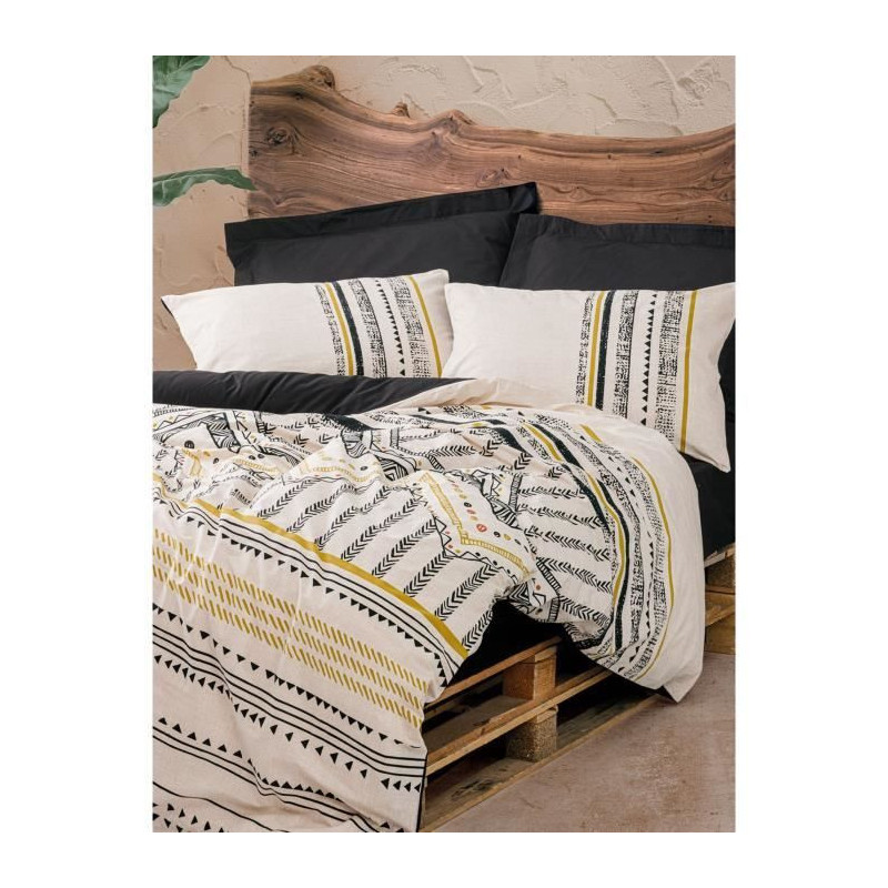 Bedding set - 1 duvet cover 220 x 240 cm + 2 pillowcases 60 x 60 cm -