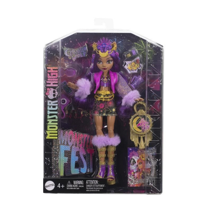 Monster High Clawdeen Wolf Doll with Monster Fest Outfit HXH80