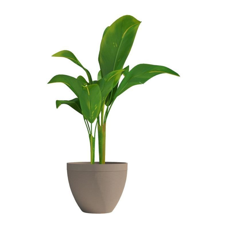 Flowerpot - GARDEN ID - Green Care Impact Taupe - 30 x 26 cm - 10-year