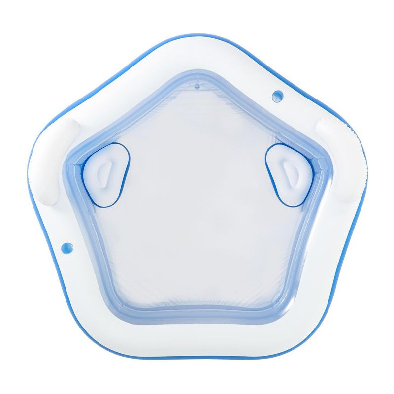 BESTWAY Octagonal inflatable pool with seats and headrest 213 x 206 x