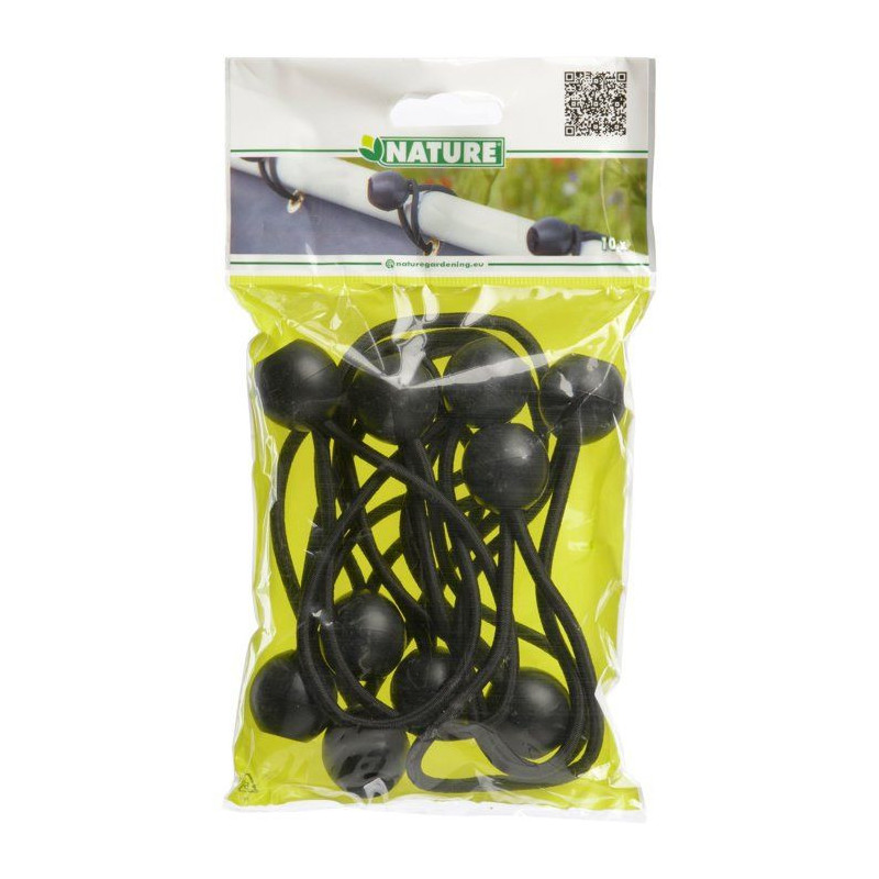 10 elastic ties for fixing eyelets