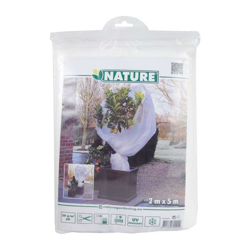 NATURE Wintering veil 30 g / m² - 2 x 5 m - White