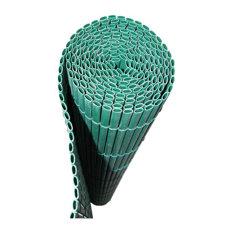 IDEAL GARDEN Canisse en PVC - Double Face 10 mm - 1 x 3 m - Vert