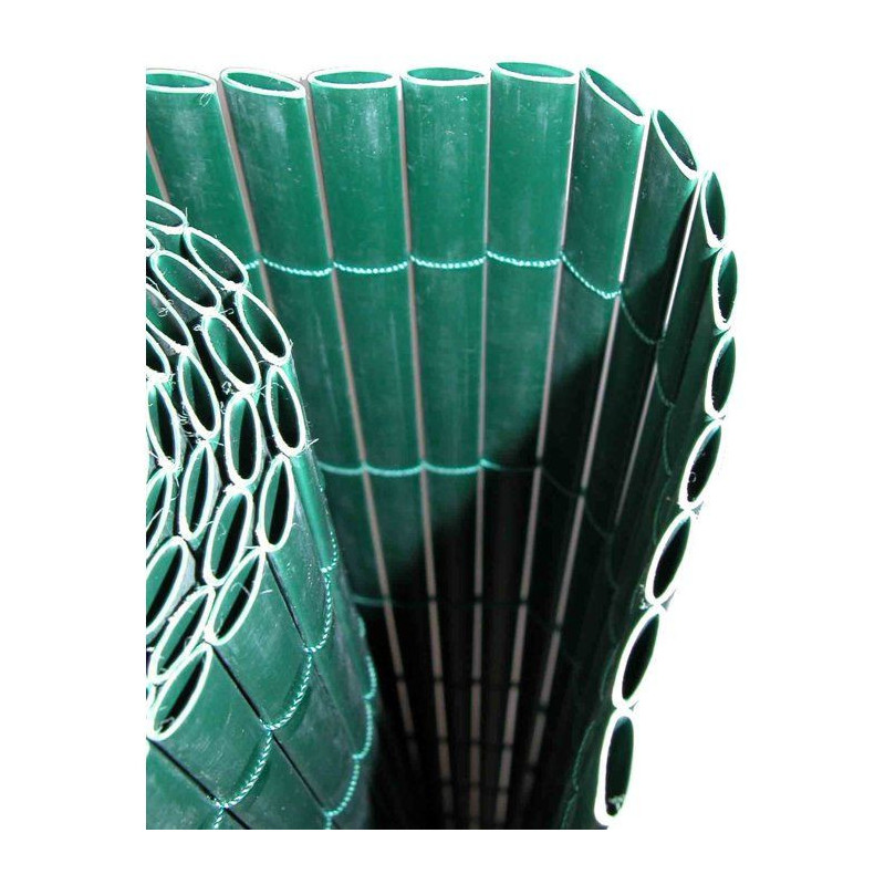 IDEAL GARDEN Canisse en PVC - Double Face 10 mm - 1 x 3 m - Vert