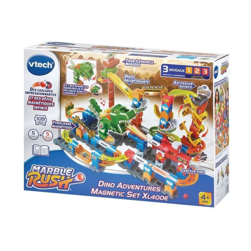 VTECH MARBLE RUSH - DINO ADVENTURES MAGNETIC SET XL400E