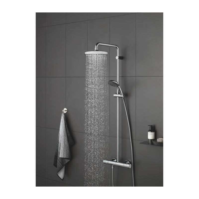 Grohe Tete Shower Vitalio Start 210, 1 jet, round shower head 210mm, w
