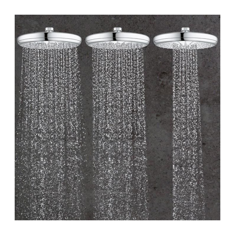 Grohe Tete Shower Vitalio Start 210, 1 jet, round shower head 210mm, w