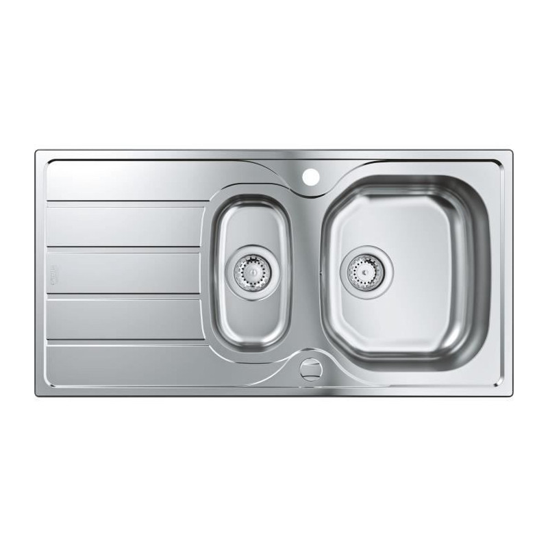 Stainless steel sink - stainless steel - grohe