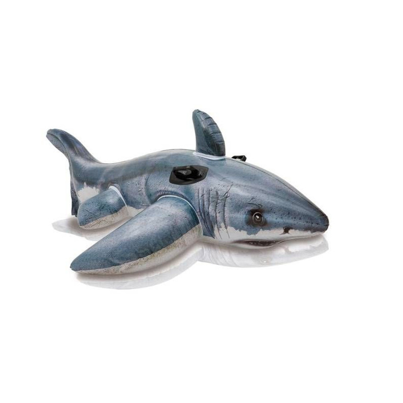 INTEX Inflatable buoy Great White Shark for Riding Pool games 173 * 10