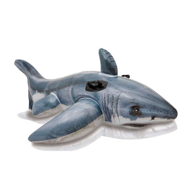INTEX Inflatable buoy Great White Shark for Riding Pool games 173 * 10