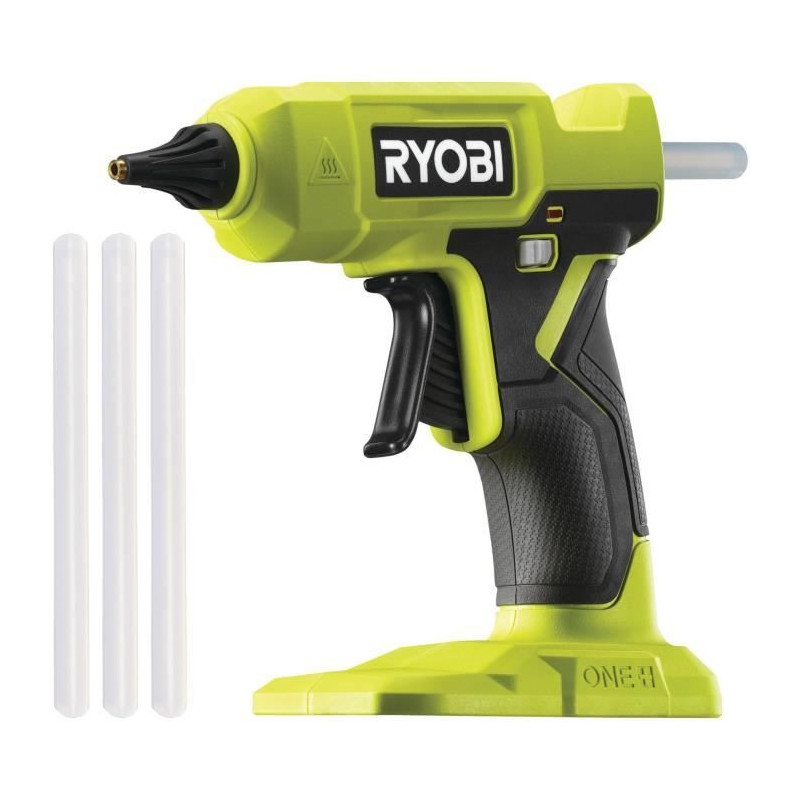 RYOBI - 18V ONE+ glue gun - heats up in 3 min - heat indicator - stick