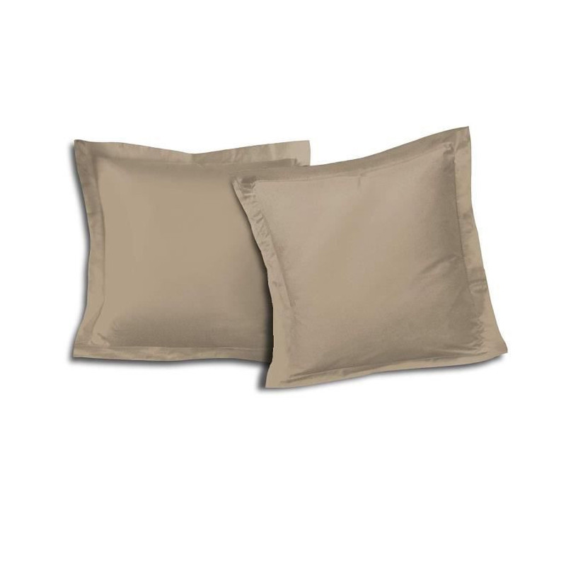 LOVELY HOME Set of 2 Pillowcases 100% cotton 63x63 cm - Beige