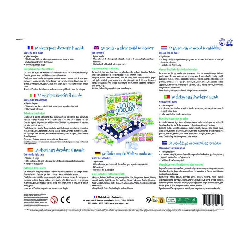 SENTOSPHERE Loto des Sons Game - For Children