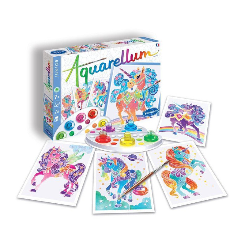 SENTOSPHERE Aquarellum Junior Unicorn Game - For Children