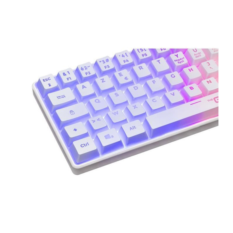 Gaming Keyboard - Membrane - The G-Lab - KEYZ HYDROGEN WL - Rainbow Ba