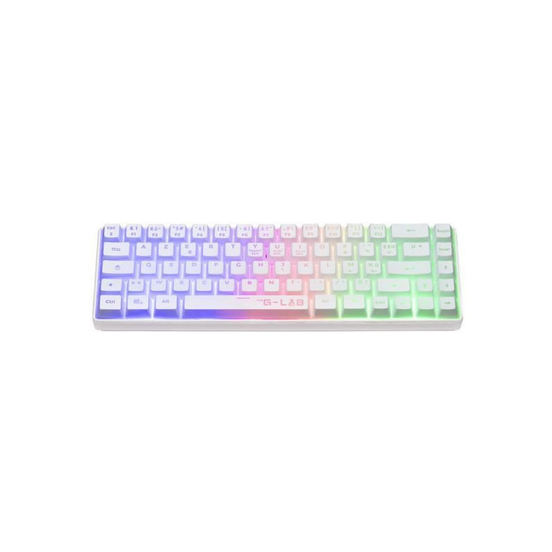 Gaming Keyboard - Membrane - The G-Lab - KEYZ HYDROGEN WL - Rainbow Ba