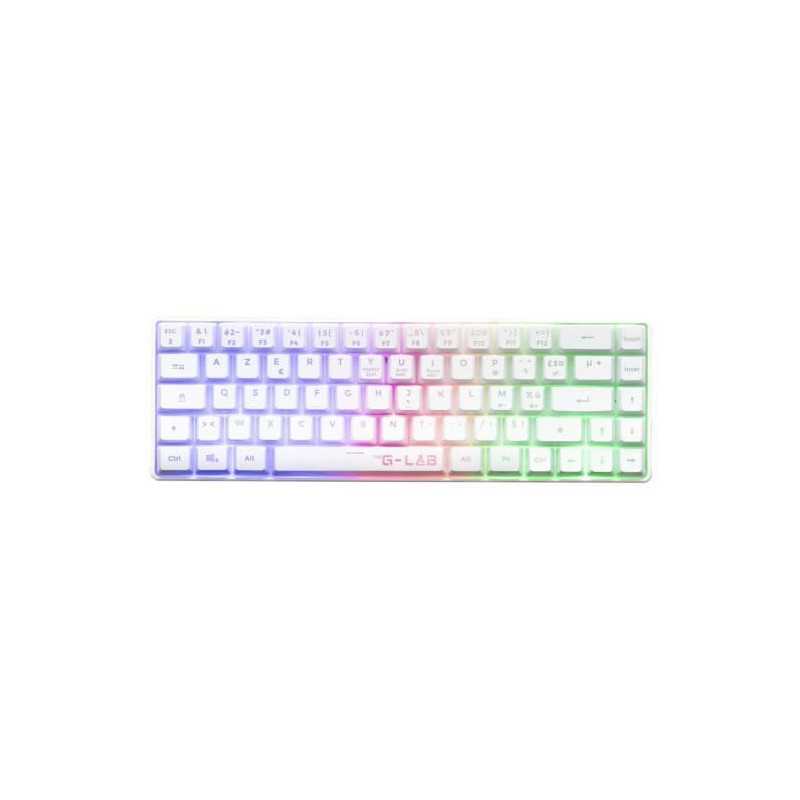 Gaming Keyboard - Membrane - The G-Lab - KEYZ HYDROGEN WL - Rainbow Ba