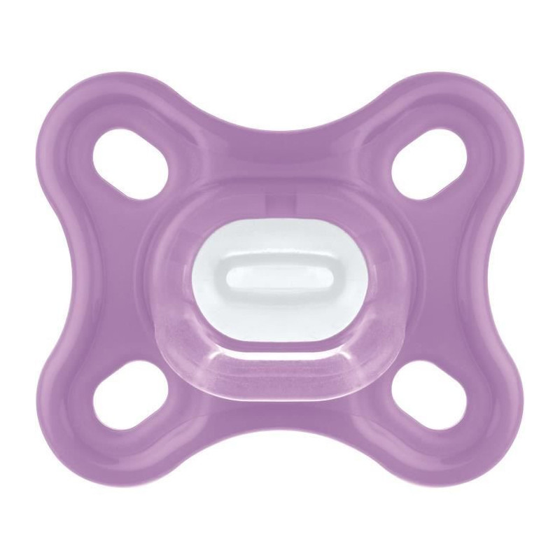 MAM Comfort Physiological Pacifier +0m Pink Set of 2 + Storage Box