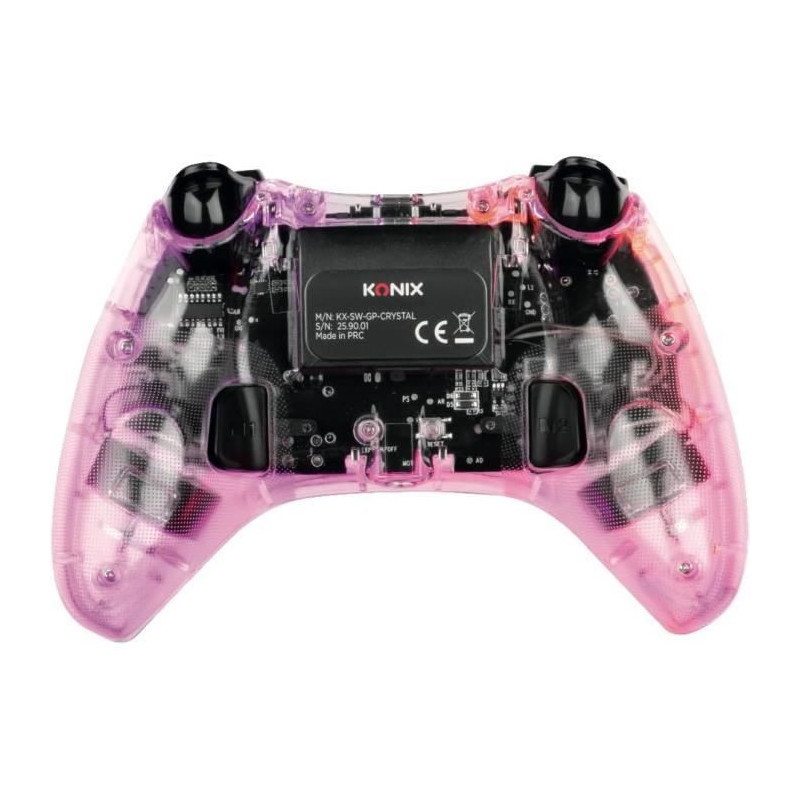 Konix - Crystal Wireless Controller Nintendo Switch, Switch OLED, PC a