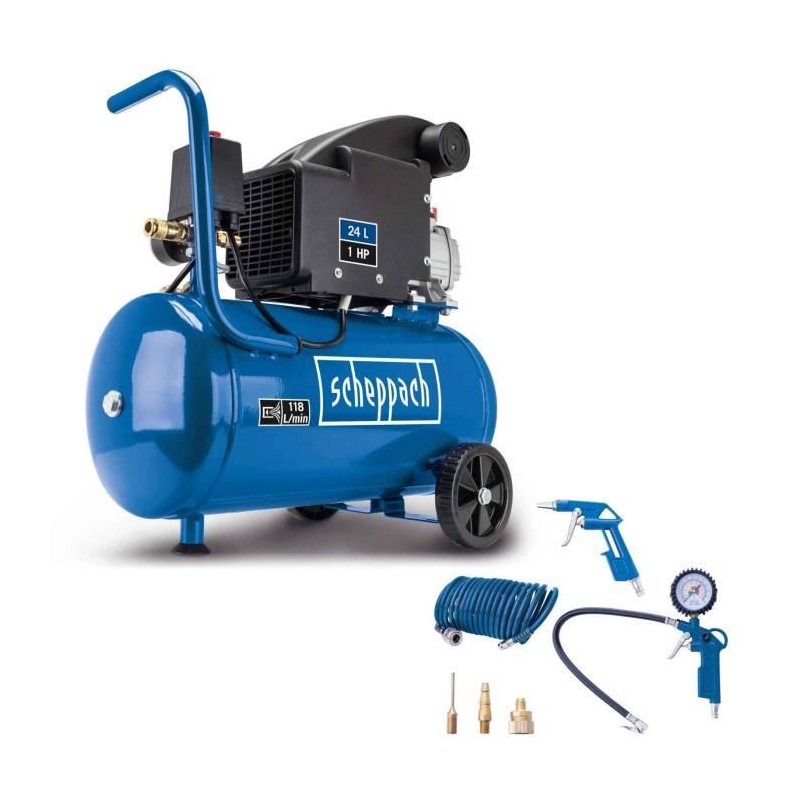 24 litre compressor SCHEPPACH HC24-8S-A 750 W