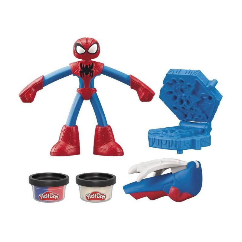 Play-Doh Spider-Man, My Web Creator box with flexible figure and model