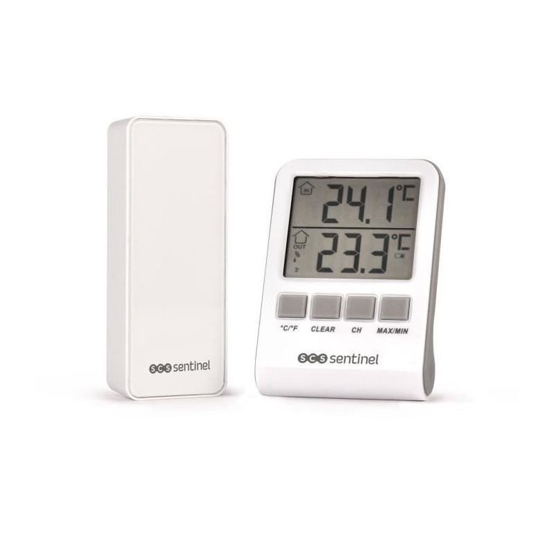Indoor/outdoor digital thermometer - SCS SENTINEL - HCN0062 DigiThermo