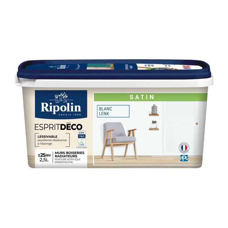 Multi-support decorative spirit paint - RIPOLIN - 446523 - Lenk white