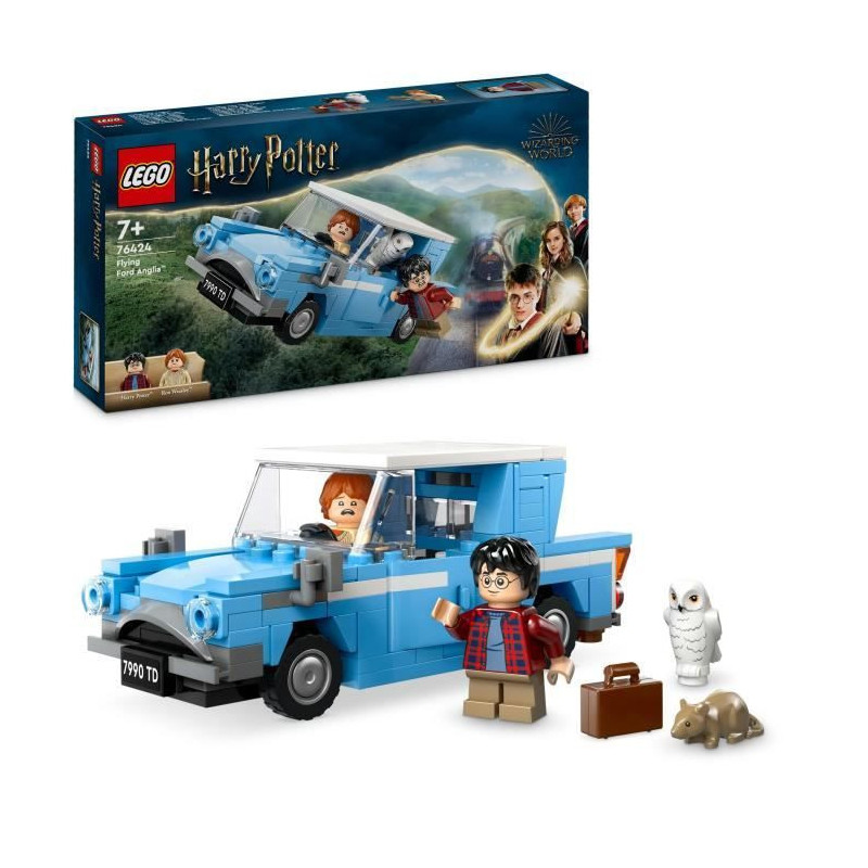 LEGO Harry Potter 76424 The Flying Ford Anglia, Toy for Children, Buil