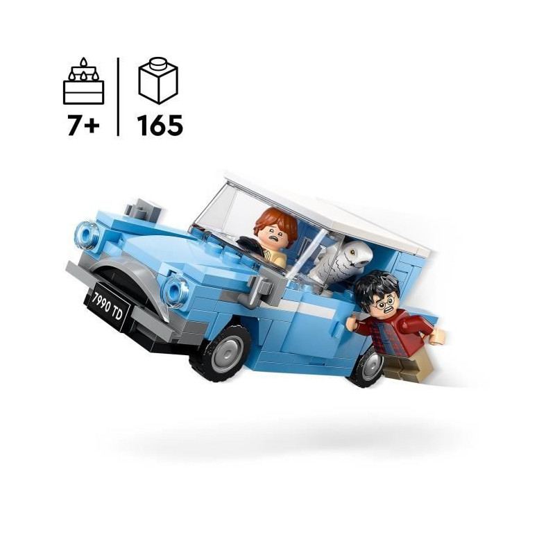 LEGO Harry Potter 76424 The Flying Ford Anglia, Toy for Children, Buil