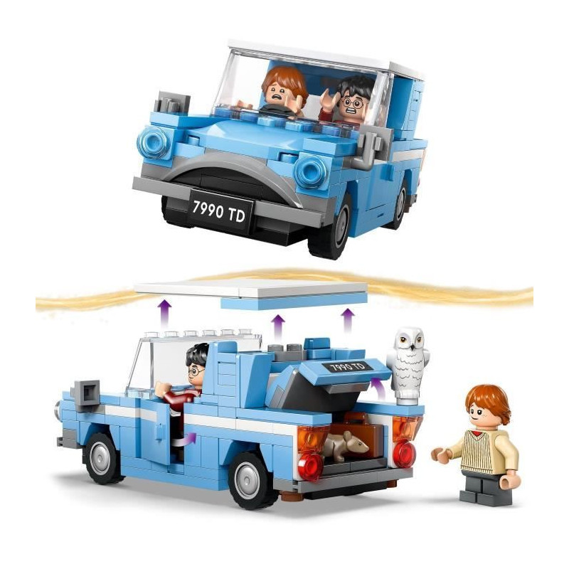 LEGO Harry Potter 76424 The Flying Ford Anglia, Toy for Children, Buil