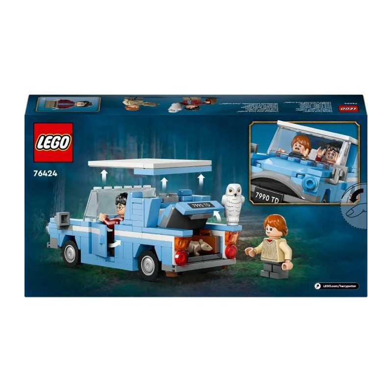 LEGO Harry Potter 76424 The Flying Ford Anglia, Toy for Children, Buil