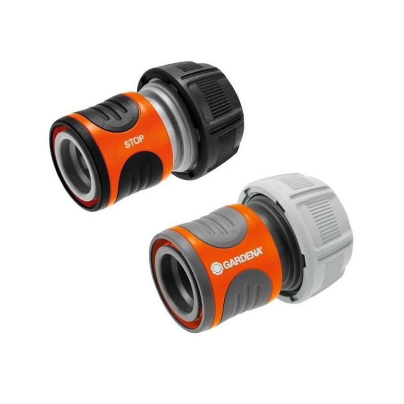 Quick connectors + Aquastop - GARDENA - 19 mm