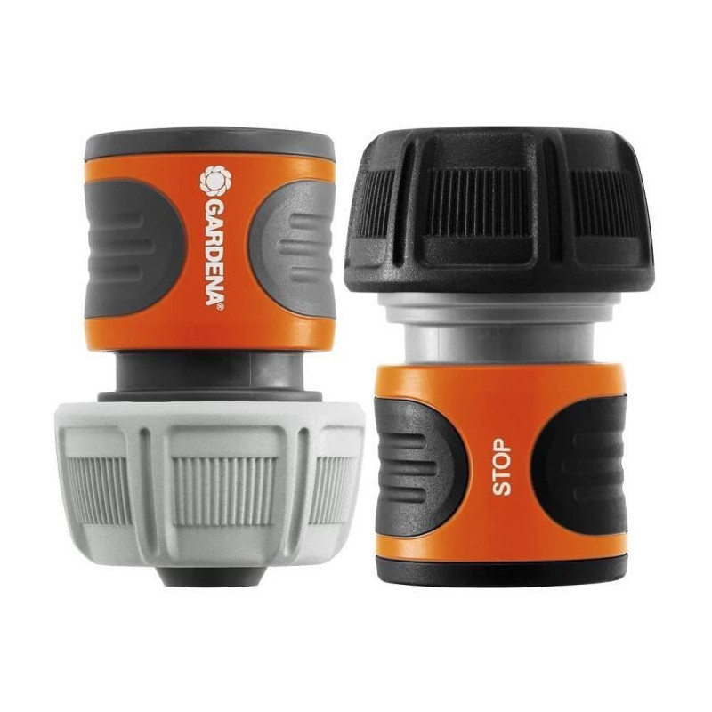 Quick connectors + Aquastop - GARDENA - 19 mm