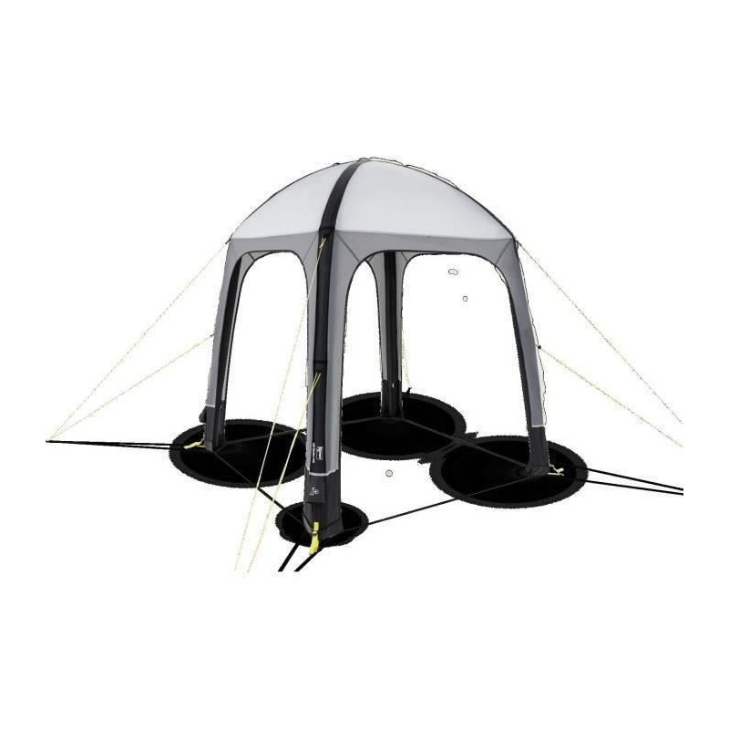 Inflatable shelter - KAMPA - AIR Shleter 200 - 2 x 2 m - Grey and blac