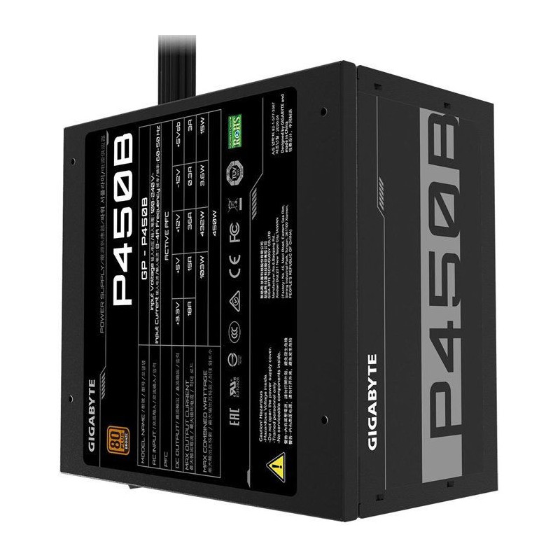 Power supply GigaByte GP-P450B 450 Watts 80Plus Bronze
