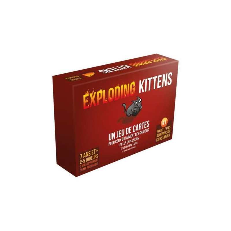 Asmodee - Exploding Kittens: The Basic Game (2022 Edition) - Board gam