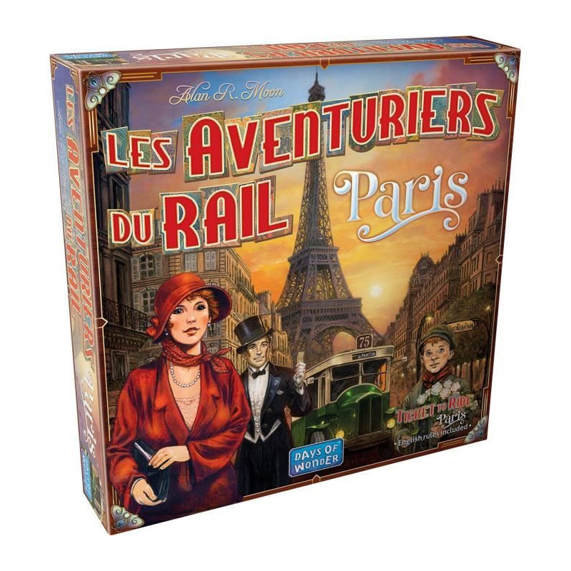 Ticket to Ride Paris - Asmodee - Ages 8 and up