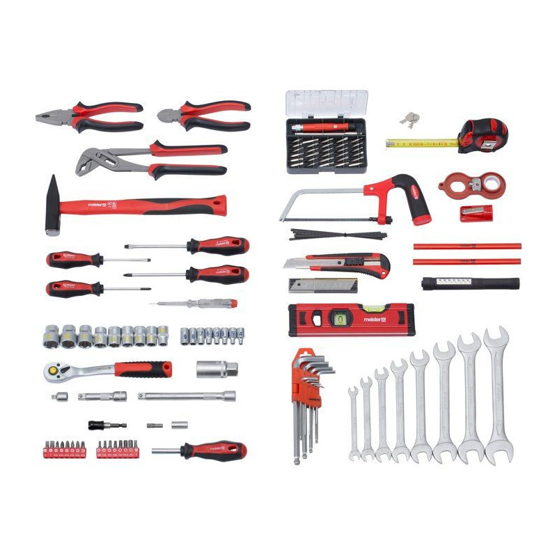 MEISTER 121 Piece Tool Set - Aluminum