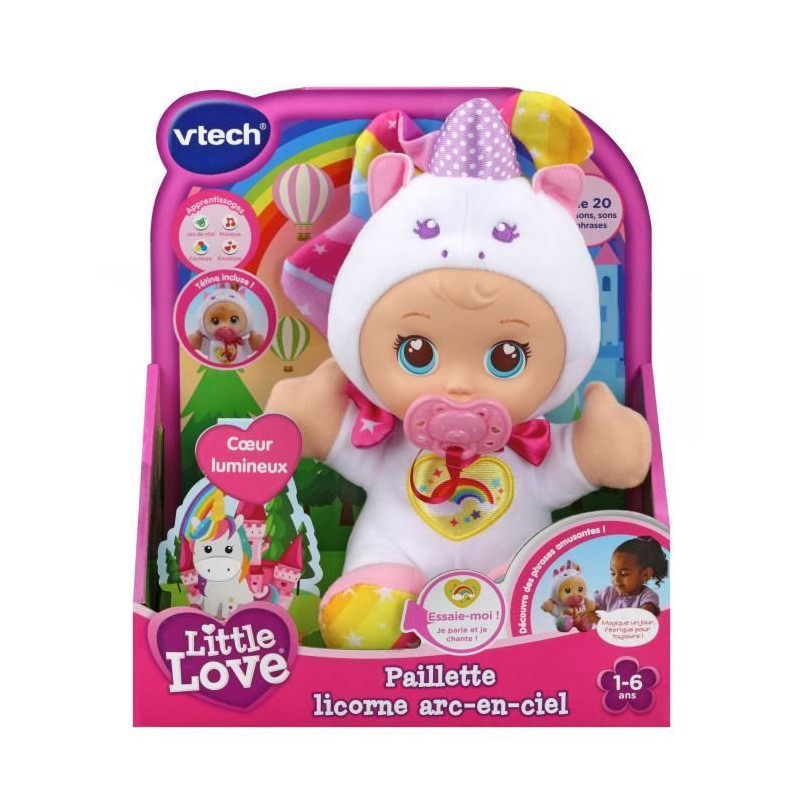 VTECH - 526305 - Little Love - Rainbow unicorn sequin