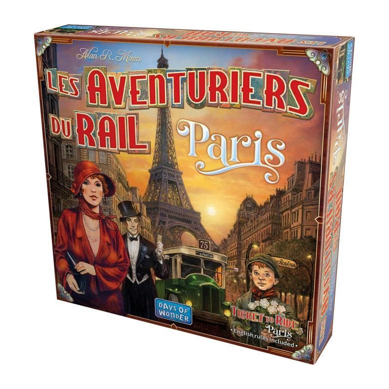 Ticket to Ride Paris - Asmodee - Ages 8 and up