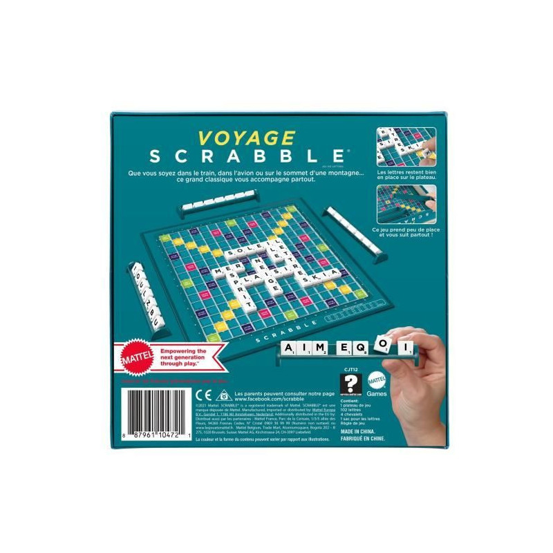 SCRABBLE - Scrabble Voyage - Board Game