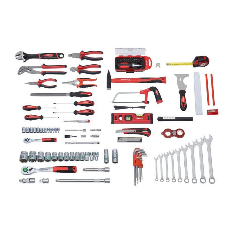MEISTER 131 Piece Tool Set - Aluminum