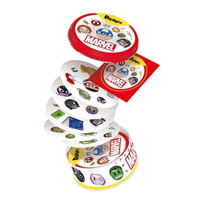 Party game - ASMODEE - Dobble: Marvel Emoji (Eco Sleeve) - 6 years old