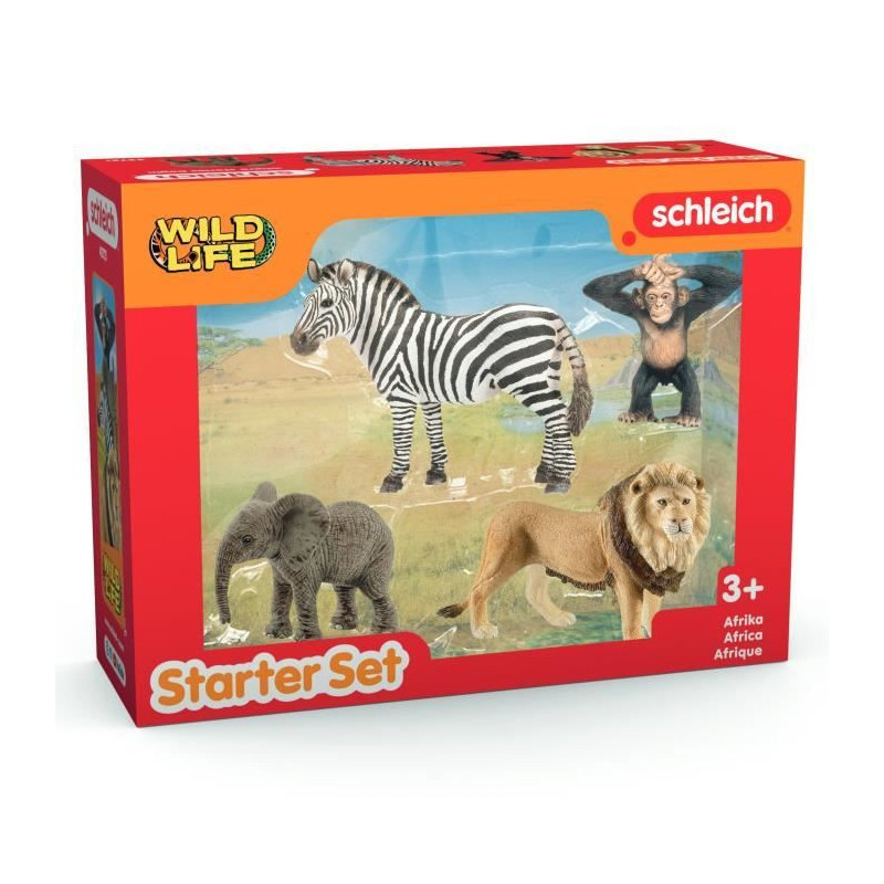 My First African Animals, Animal Figurines, SCHLEICH 42721 Wild Life,
