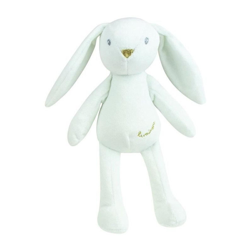 JEMINI Luminou White rabbit Natural luminous soft toy works without ba