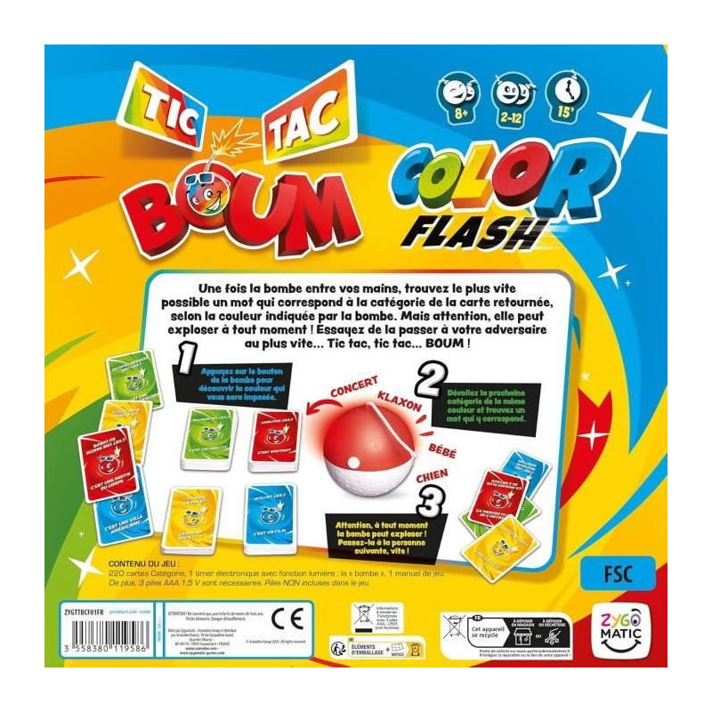 Tic Tac Boom Color Flash
