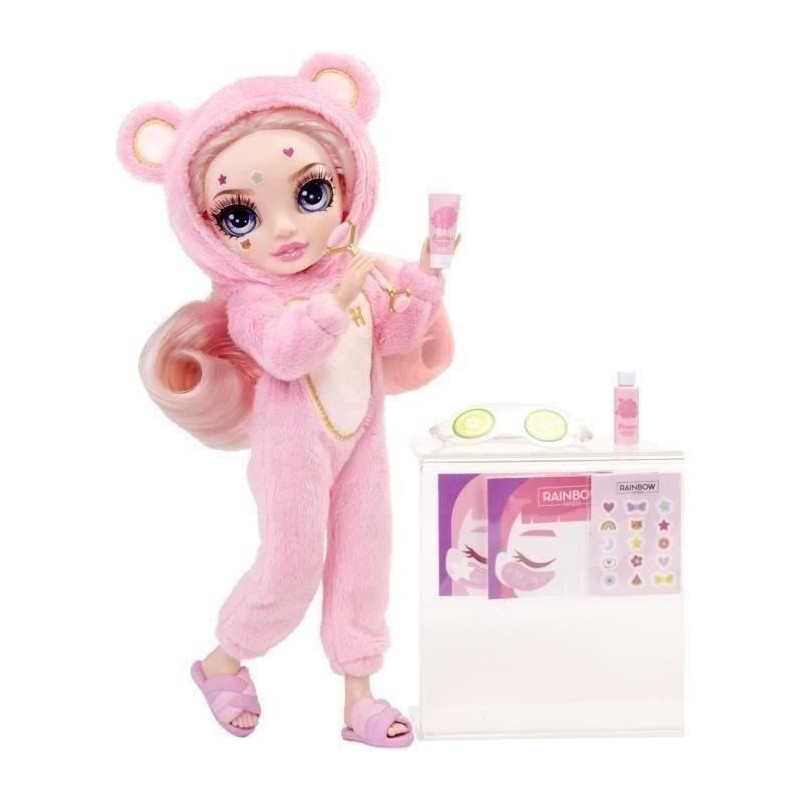 Junior High Pajama Party - 22cm articulated fashion doll - Bella (pink